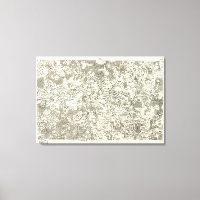 Lienzo Semur, Montbard (Anverso)