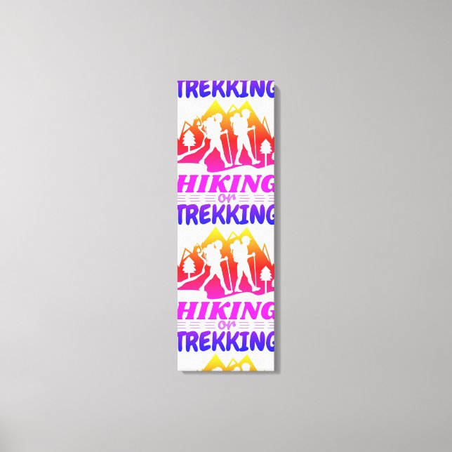 Lienzo Senderismo o senderismo (Anverso)