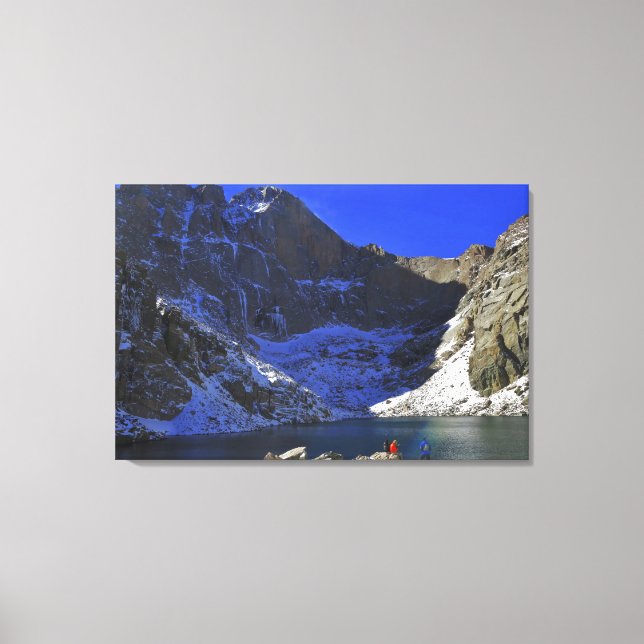 Lienzo Senderismo por el lago Chasm (Anverso)