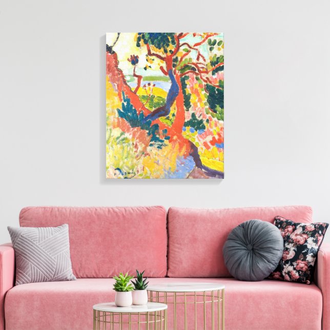 Lienzo Sendero hundido, L'Estaque | Andre Derain | (Insitu (Sala de estar))