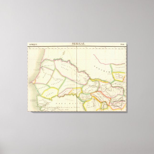 Lienzo Senegal (Anverso)