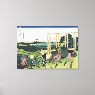 Lienzo Senju en la provincia de Musashi