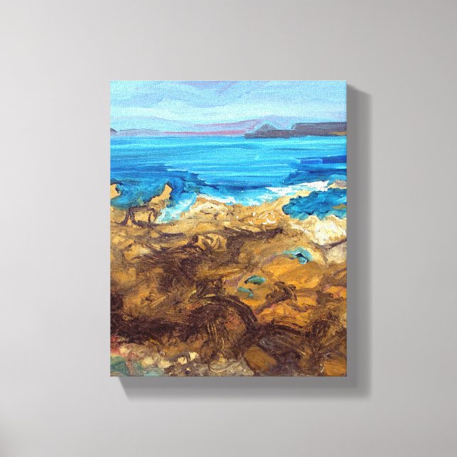 Lienzo Sennen Cove en West Cornwall (Anverso)