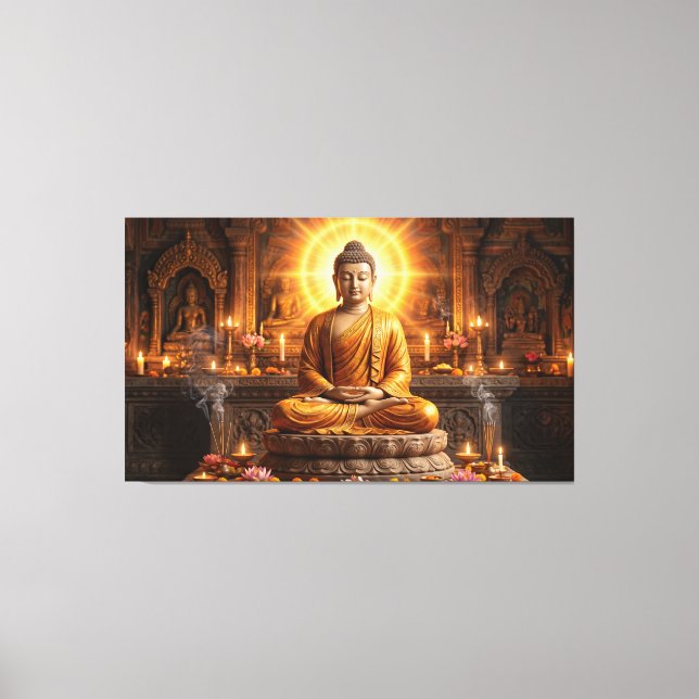 Lienzo Señor Buda (Anverso)