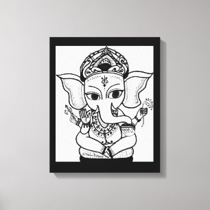 LIENZO SEÑOR GANESHA PAINTING ACRYLIC PRINT
