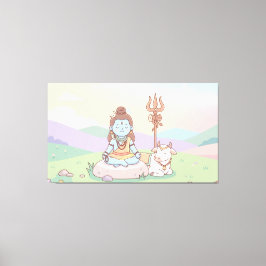 Lienzo Señor Shiva