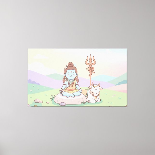 Lienzo Señor Shiva (Anverso)