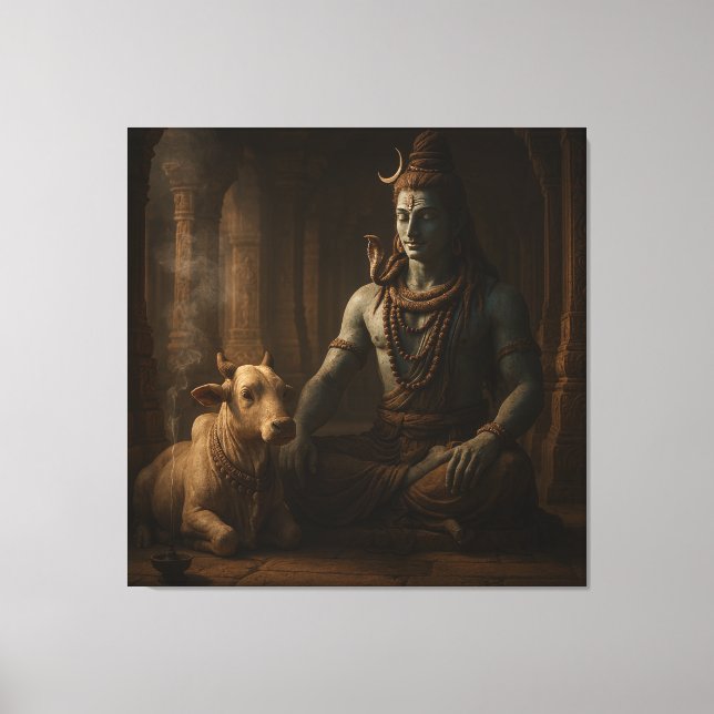 Lienzo Señor Shiva (Anverso)