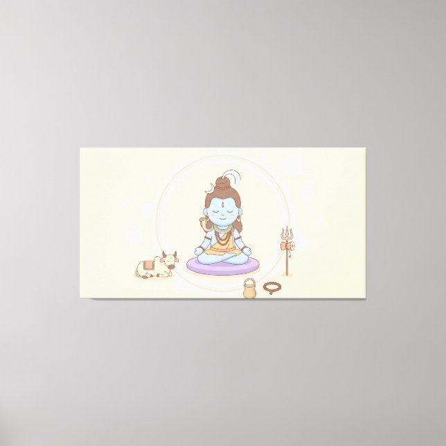 Lienzo Señor Shiva (Anverso)