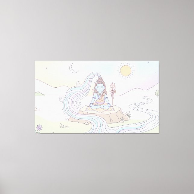 Lienzo Señor Shiva (Anverso)
