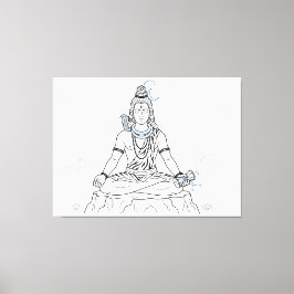 Lienzo Señor Shiva
