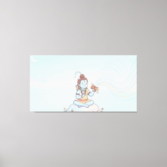 Lienzo Señor Shiva (Anverso)