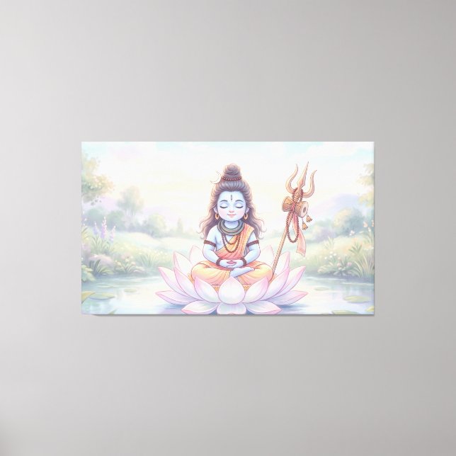 Lienzo Señor Shiva (Anverso)