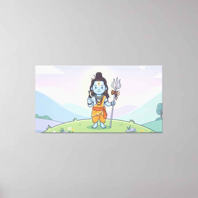 Lienzo Señor Shiva (Anverso)
