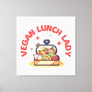 LIENZO SEÑORA ALMUERZO VEGANO