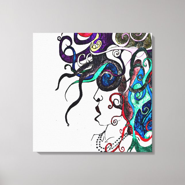 Lienzo Señora de la vida (Anverso)