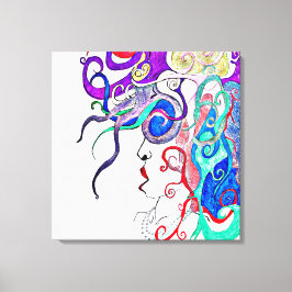 Lienzo Señora de la vida