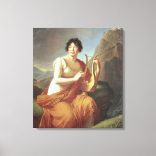 Lienzo Señora de Stael como Corinne, 1809