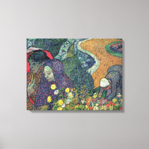 Lienzo Señoras de Vincent van Gogh el   de Arles, 1888