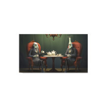 Señoritos bebedores de té retorcidos y espeluznant