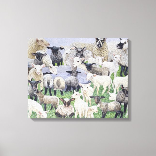 Lienzo Sensación de Sheepish (Anverso)