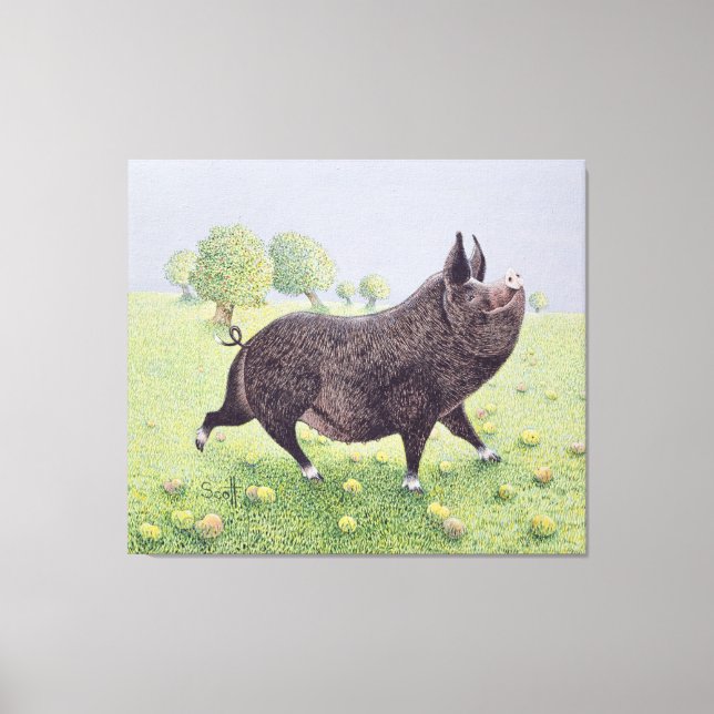 Lienzo Sensación grande (Anverso)