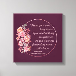 Lienzo Sense And Sensibility Quote I - Cute Style