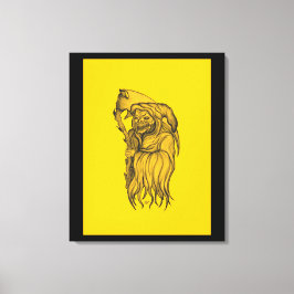 Lienzo Sensenmann - La muerte