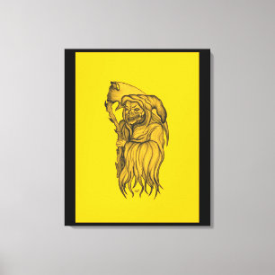 Lienzo Sensenmann - La muerte