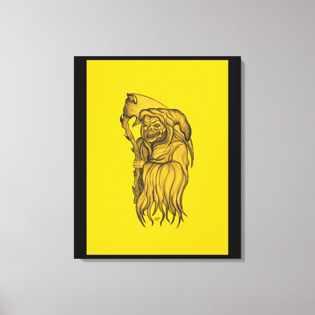 Lienzo Sensenmann - La muerte (Anverso)