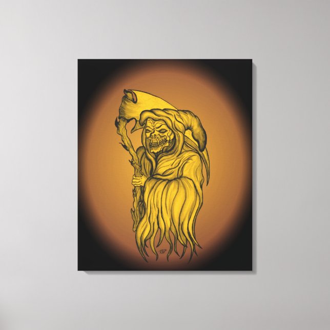 Lienzo Sensenmann - La muerte (Anverso)