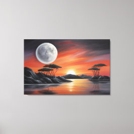 LIENZO SENTIDO DE LA LUNA COMPLETA