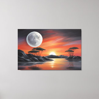 LIENZO SENTIDO DE LA LUNA COMPLETA