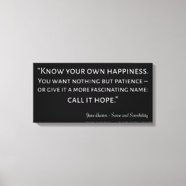 Lienzo Sentido Y Sensibilidad Cita I