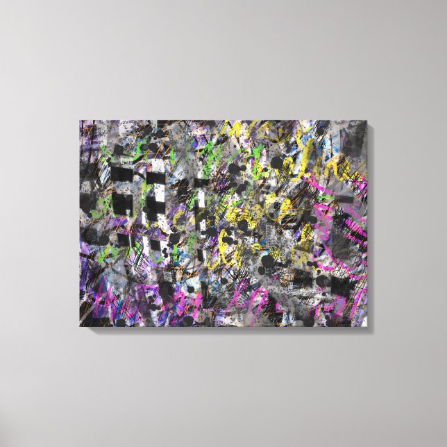 Lienzo Sentimientos oscuros (Anverso)