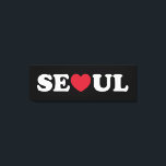 Lienzo Seoul Love Heart<br><div class="desc">Seoul Love Heart Globe Trotters se especializa en imágenes idiosincrásicas de todo el mundo. Aquí encontrará tarjetas de felicitación únicas, postales, Posters, Mousepads y más.</div>