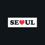 Lienzo Seoul Love Heart<br><div class="desc">Seoul Love Heart Globe Trotters se especializa en imágenes idiosincrásicas de todo el mundo. Aquí encontrará tarjetas de felicitación únicas, postales, Posters, Mousepads y más.</div>