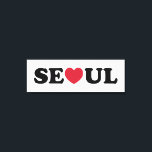 Lienzo Seoul Love Heart<br><div class="desc">Seoul Love Heart Globe Trotters se especializa en imágenes idiosincrásicas de todo el mundo. Aquí encontrará tarjetas de felicitación únicas,  postales,  Posters,  Mousepads y más.</div>