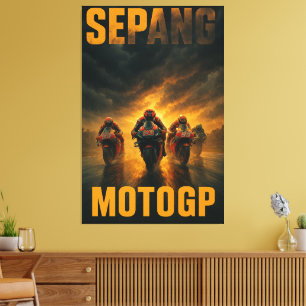 Lienzo Sepang International Circuit MotoGP Gran Premio de