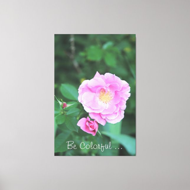 Lienzo Ser colorido (Anverso)