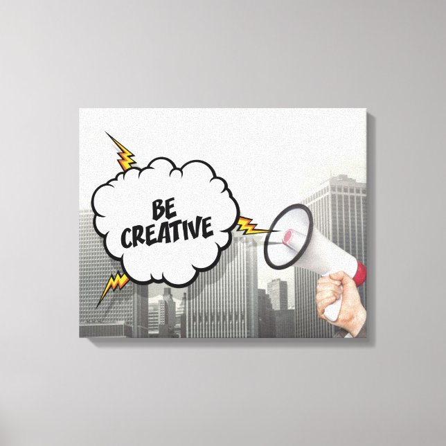 Lienzo Ser creativo (Anverso)