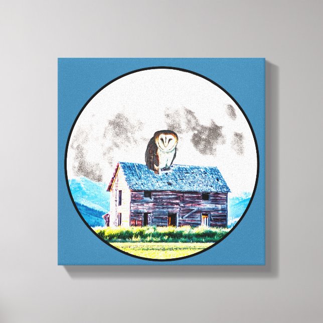 Lienzo Ser de día y de noche (Anverso)