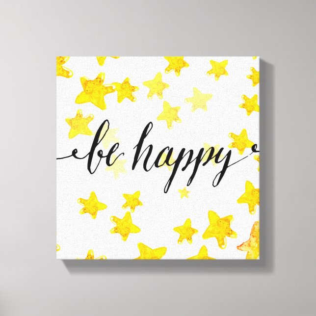 Lienzo Ser feliz 3 (Anverso)