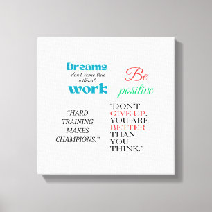 Lienzo ser positivo