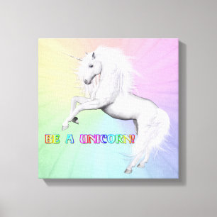 Lienzo Ser unicornio