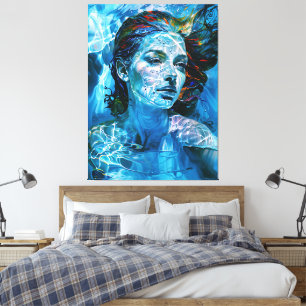 Lienzo "Serelis" - Serenidad en la armonía de Aqua