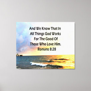 LIENZO SERENE ROMANS 8:28 SCRIPTURE VERSE