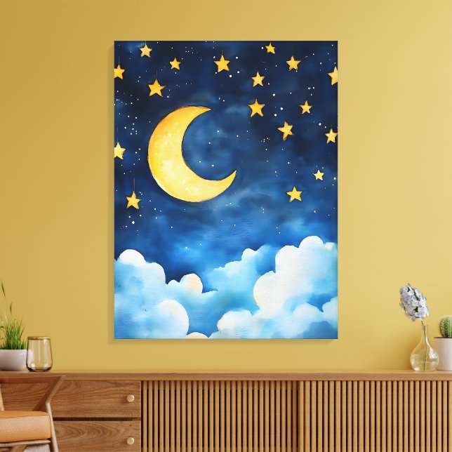 Lienzo Serenidad Celestial (Insitu (Sala de estar))