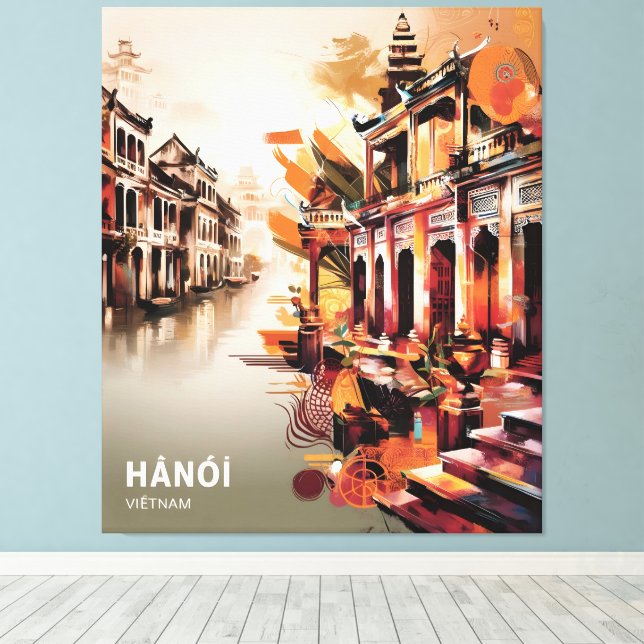 Lienzo Serenidad de Hanoi (Insitu (piso de madera))