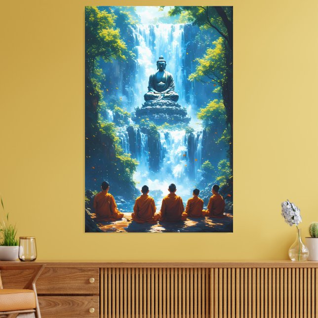 Lienzo Serenidad de los cinco monjes (Insitu (Sala de estar))